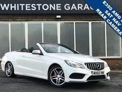 White Used 2015 Mercedes E350 AMG line Cabriolet | £12,995 (Fair price)