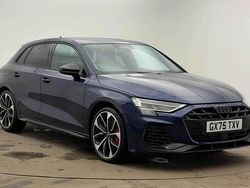 Blue New 2025 Audi S3 Sportback Black Edition Hatchback | £42,950