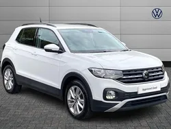 White Used 2022 VW T-Cross SE SUV | £15,514 (Fair price)