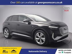 Black Used 2021 Audi Q4 e-tron S-Line SUV | £20,950
