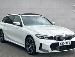 White Used 2024 BMW 320 M Sport Estate | £32,729 (Fair price)