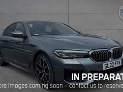 Blue Used 2022 BMW 520 M Sport Sedan | £28,490 (Fair price)