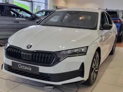 Moon white metallic New 2025 Skoda Octavia SportLine Hatchback | £29,995 (Fair price)