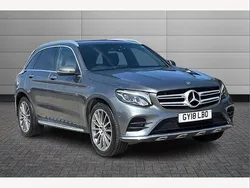 Grey Used 2018 Mercedes GLC220 AMG Line Premium SUV | £22,500 (Fair price)