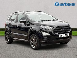 Black Used 2022 Ford Ecosport ST-Line SUV | £15,199 (A bit pricey)