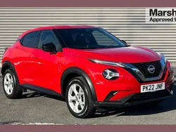 Red Used 2022 Nissan Juke N-Connecta SUV | £13,980 (Good price)