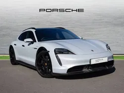 Ice grey metallic New 2024 Porsche Taycan Turbo S Cross Turismo Sedan | £97,990