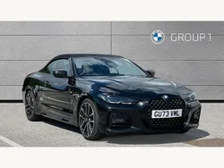 Black Used 2023 BMW 420 M Sport Cabriolet | £39,550 (Fair price)