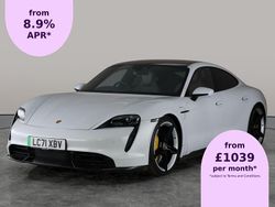 White Used 2021 Porsche Taycan Performance Package Sedan | £61,941 (Fair price)
