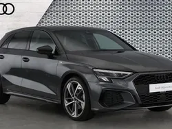 Daytona grey Used 2024 Audi A3 Black Edition Hatchback | £29,904 (Expensive)