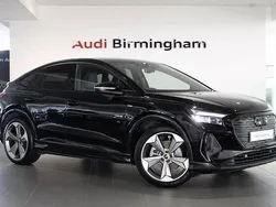 Black Used 2024 Audi Q4 Sportback e-tron Black Edition SUV | £37,950