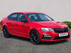 Red Used 2018 Skoda Octavia vRS Hatchback | £15,761 (Fair price)
