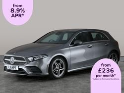 Grey Used 2018 Mercedes A180 AMG line Hatchback | £13,509 (Fair price)