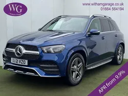 Blue Used 2021 Mercedes GLE350 AMG Line Premium Estate | £31,750 (Fair price)