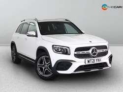 White Used 2021 Mercedes GLB200 AMG line SUV | £25,995 (Fair price)