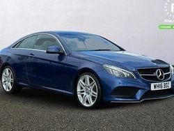 Blue Used 2016 Mercedes E220 AMG line Coupe | £13,099 (Super price)