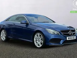 Blue Used 2016 Mercedes E220 AMG line Coupe | £13,199 (Super price)
