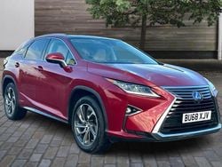 Red Used 2018 Lexus RX450h SUV | £24,590 (Expensive)