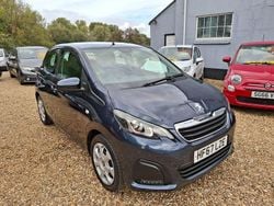 Blue Used 2017 Peugeot 108 Active Hatchback | £5,995 (Fair price)