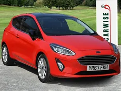Red Used 2017 Ford Fiesta Titanium Hatchback | £7,750 (Fair price)
