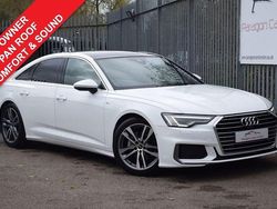 White Used 2021 Audi A6 S-Line Sedan | £28,449 (Fair price)