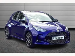 Blue Used 2023 Toyota Yaris Hybrid Sport Hatchback | £18,399 (Fair price)