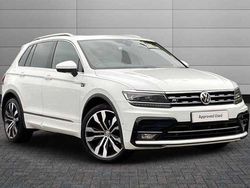 Pure white Used 2019 VW Tiguan R-line SUV | £20,250 (Fair price)