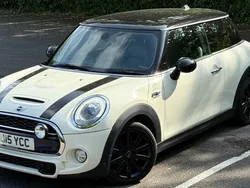 White with black leather Used 2015 Mini Cooper S Hatch Hatchback | £10,000 (Fair price)