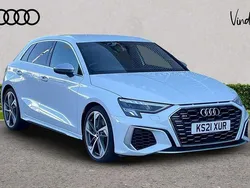 White Used 2021 Audi S3 Comfort Hatchback | £28,900 (Fair price)