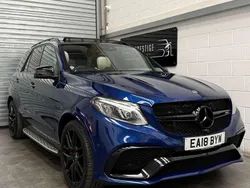 Blue Used 2018 Mercedes GLE63 AMG Premium SUV | £32,989 (Fair price)