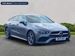 Grey Used 2021 Mercedes CLA200 AMG line Estate | £21,099 (Fair price)