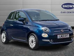 Blue Used 2021 Fiat 500 Dolcevita | £9,190