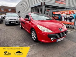 Red Used 2008 Peugeot 307 CC Allure Cabriolet | £995