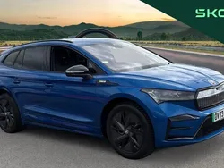 Blue Used 2023 Skoda Enyaq iV vRS SUV | £32,874 (Fair price)