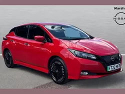 Solid flame red Used 2022 Nissan Leaf N-Connecta Hatchback | £11,669 (Good price)