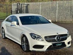 White Used 2015 Mercedes CLS220 AMG line Coupe | £11,750 (Fair price)