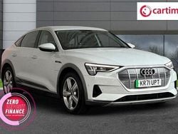 White Used 2021 Audi e-tron Design SUV | £22,780 (Fair price)