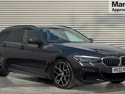 Grey Used 2022 BMW 520 M Sport Estate | £28,309 (Fair price)