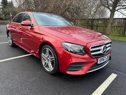 Red Used 2017 Mercedes E220 AMG Line Premium Plus Sedan | £16,995 (Expensive)