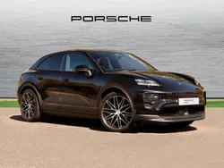 Jet black metallic New 2025 Porsche Macan 4 Electric SUV | £71,900