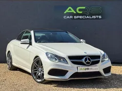 White Used 2014 Mercedes E220 AMG Cabriolet | £10,995 (Fair price)