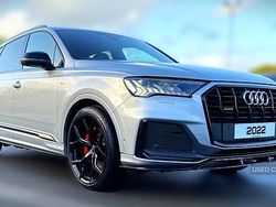 Silver Used 2022 Audi Q7 Black Edition SUV | £39,380 (Fair price)