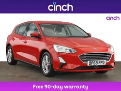 Red Used 2018 Ford Focus Zetec Hatchback | £10,049 (A bit pricey)