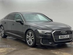 Black Used 2021 Audi A6 S-Line Sedan | £21,999 (Fair price)