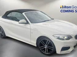 White Used 2021 BMW 218 M Sport Cabriolet | £18,750 (Fair price)