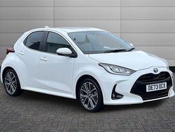 White Used 2023 Toyota Yaris Hybrid Hatchback | £21,195 (Expensive)