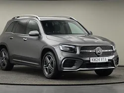 Mountain gray metallic finish Used 2024 Mercedes GLB220 AMG line SUV | £34,100 (Fair price)