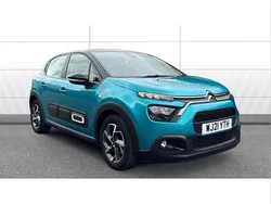 Blue Used 2021 Citroën C3 PureTech Hatchback | £10,937 (Fair price)