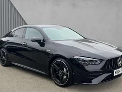 Black Used 2024 Mercedes CLA35 AMG Premium Plus Coupe | £41,797