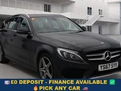 Black Used 2018 Mercedes C220 AMG line Estate | £12,749 (Good price)
